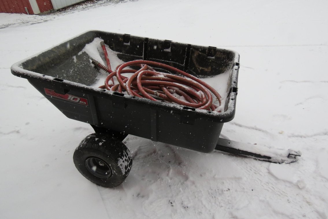 Plastic Tub Utility Dump Cart