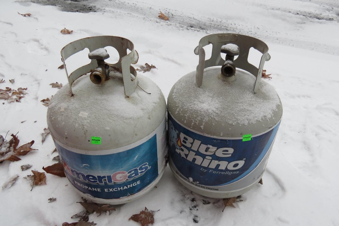 Pair of Empty Propane Tanks