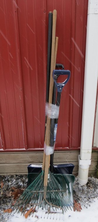 Rakes and Snow Shovels