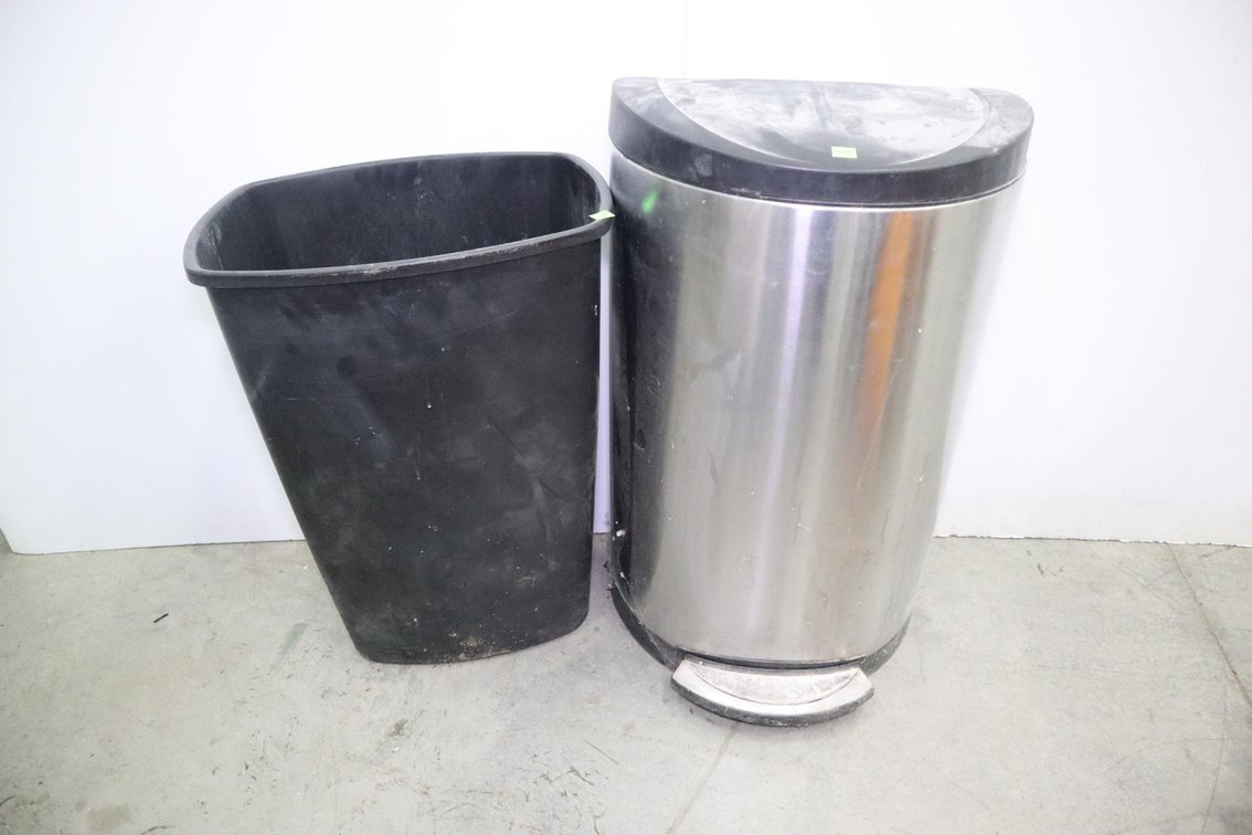 Pair of Trash Cans