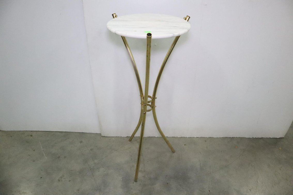 Marble Top Plant Stand