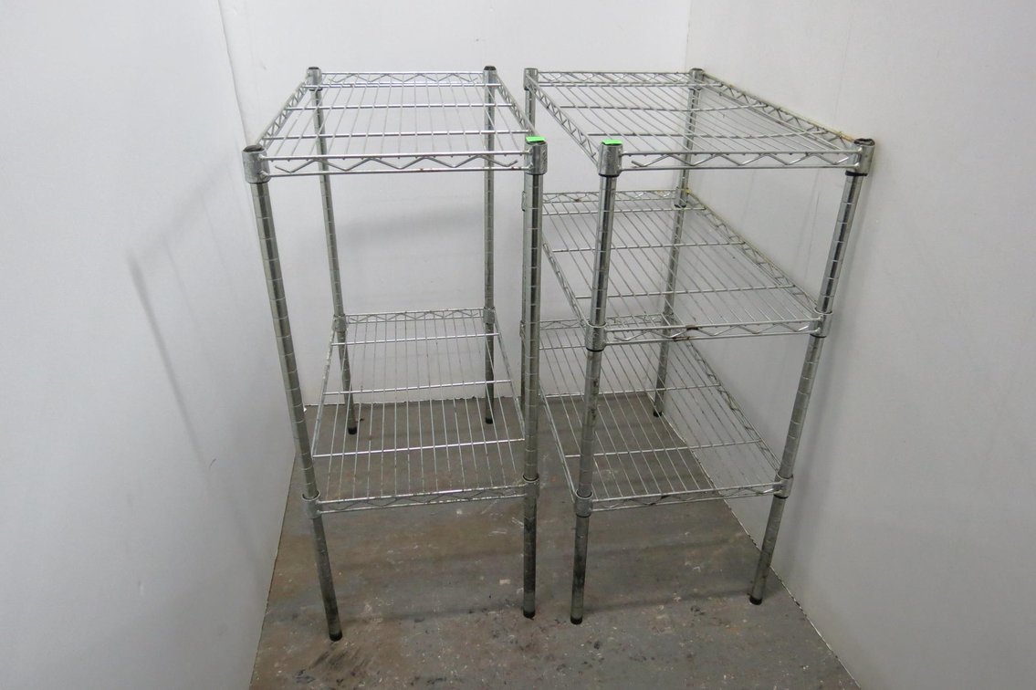 Pair of Wire Shelves