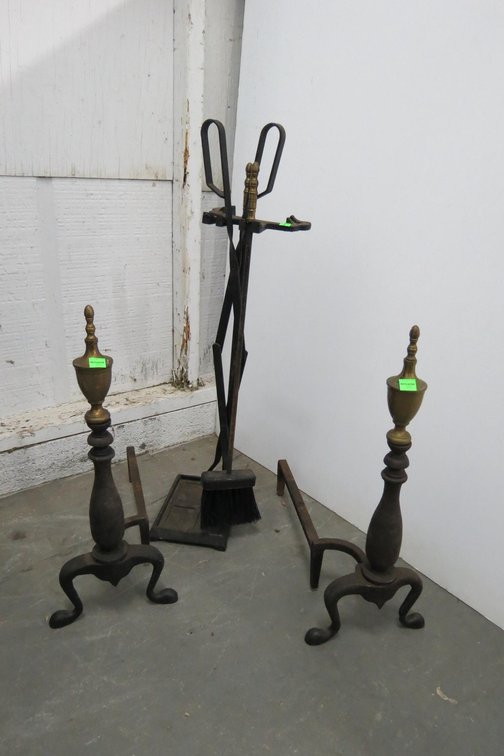 Andirons and Fireplace Tools
