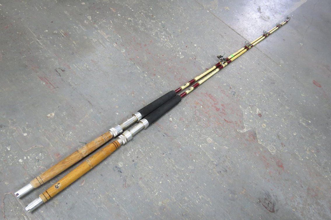 Pair of 6.6 Ft Deep Sea Fishing Rods
