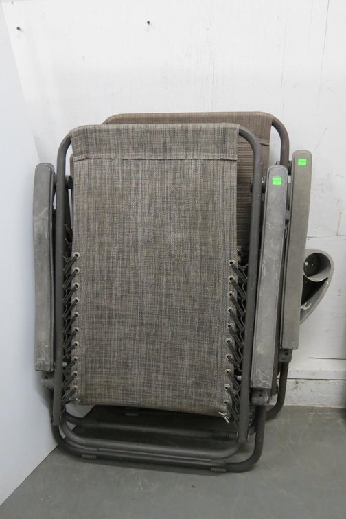 Pair of Folding Reclining Chairs