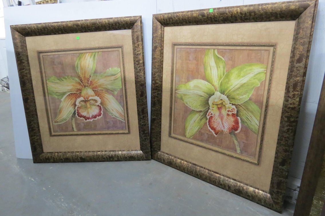 Pair of Large Framed Pictures