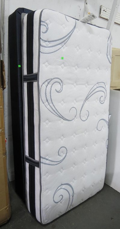 Twin Size Box Spring and Mattress In Like New Condition, No Odors