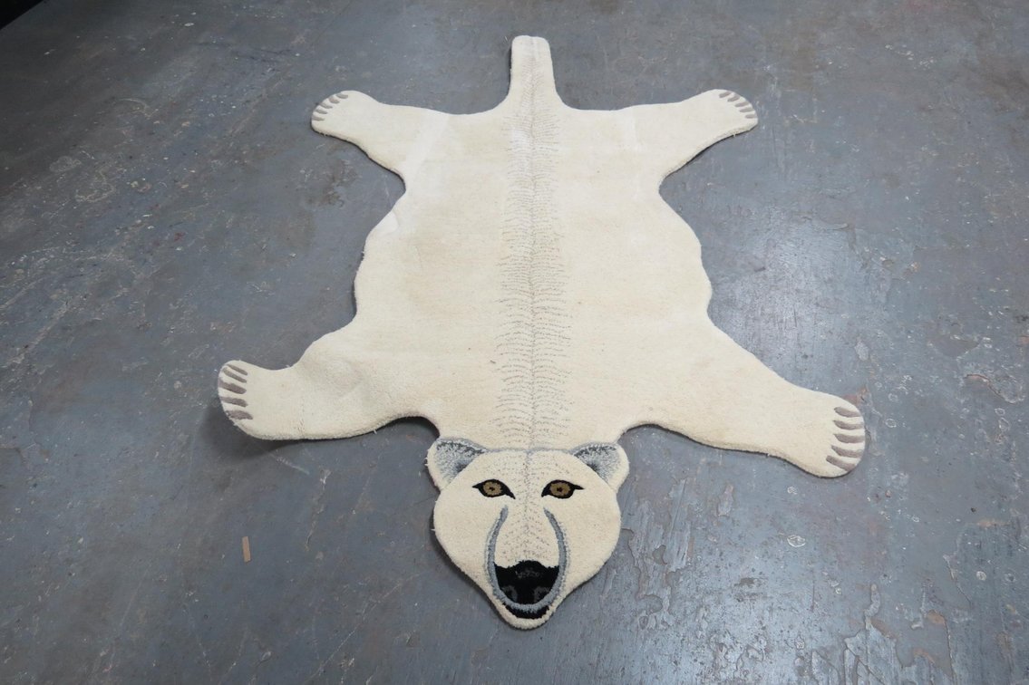 Polar Bear Shaped Rug