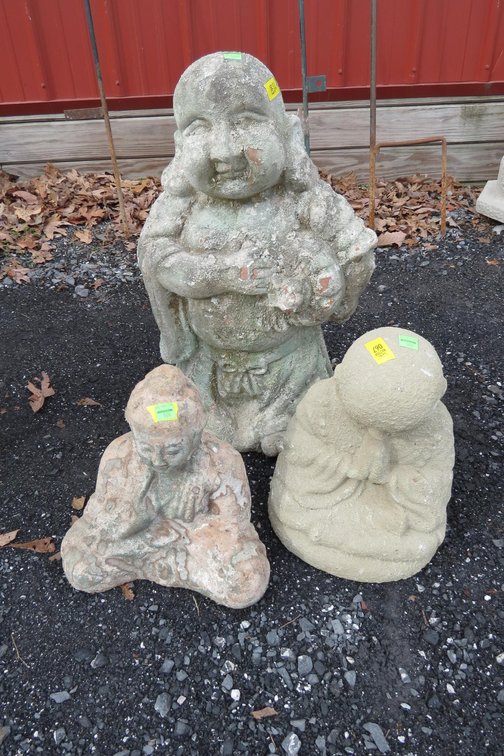 3 Garden Figurines