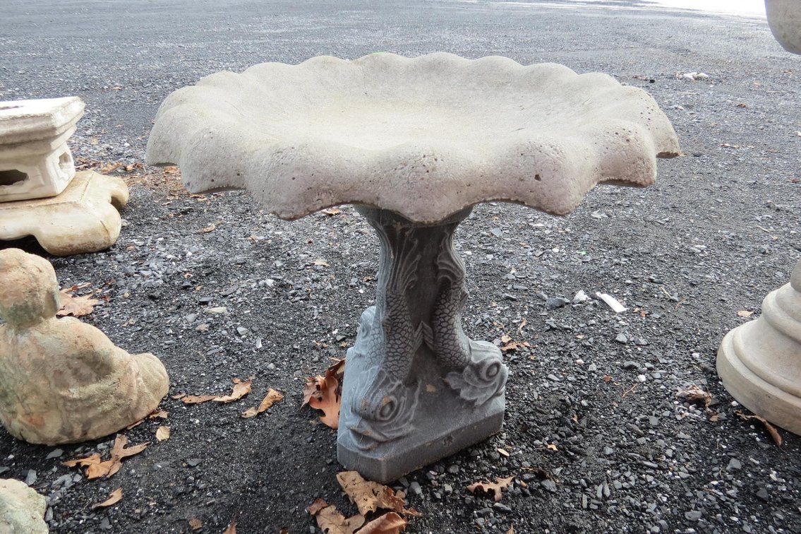 Cement Bird Bath