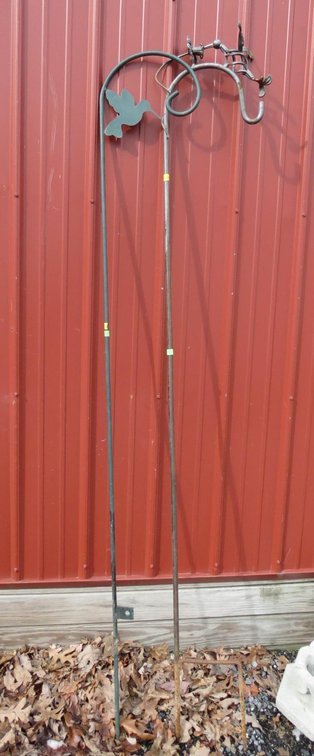 Pair of Metal Plant Hooks