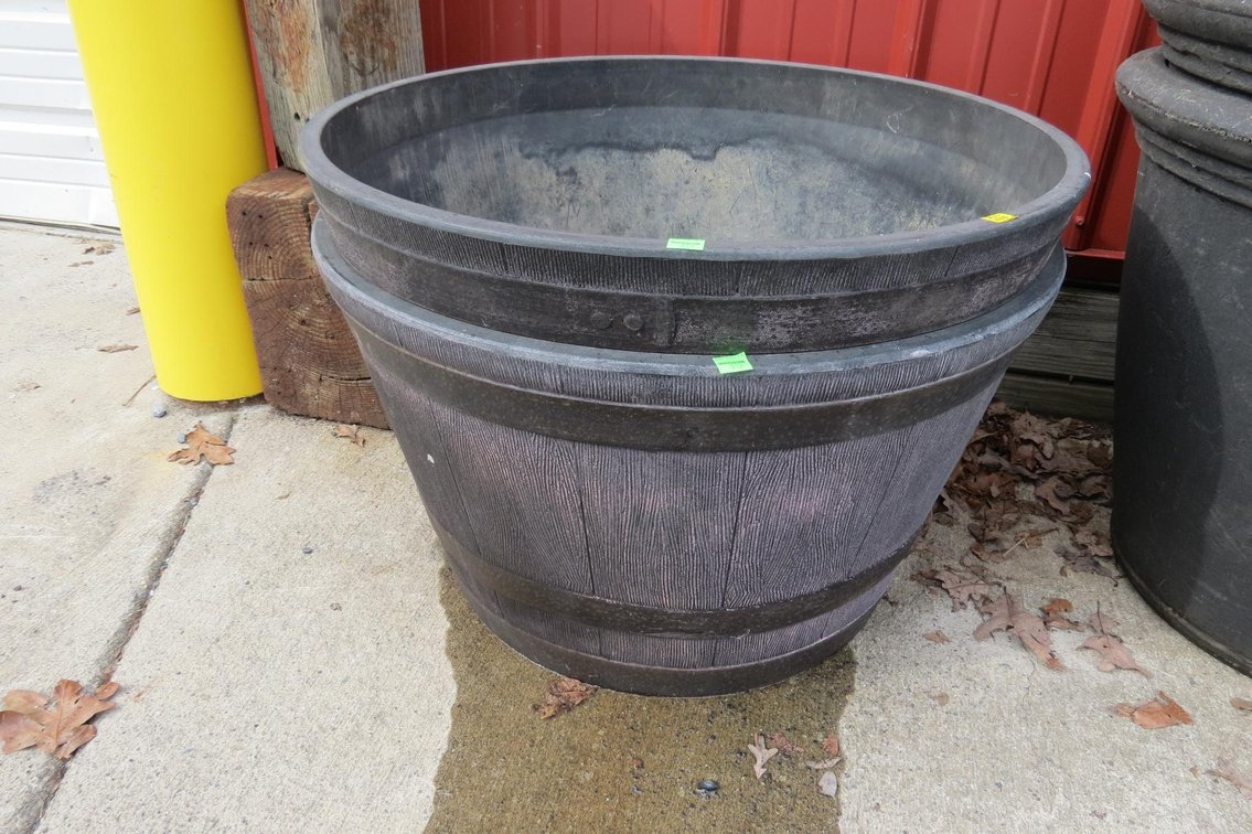 Pair of Plastic Planters