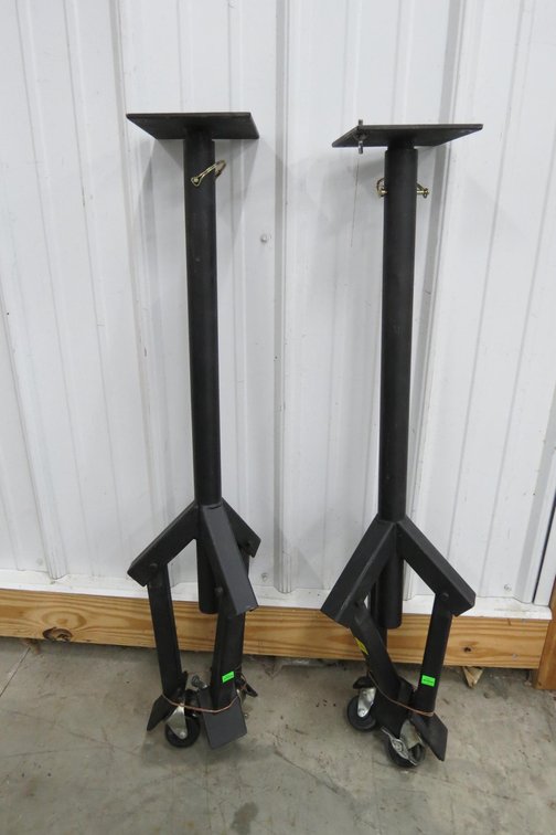 Pair of Stands With Casters