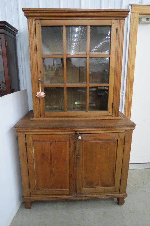 19th Century 2 Piece Cabinet