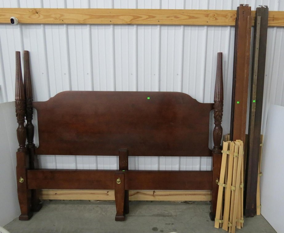 King Size Bed Frame, Missing Post Caps
