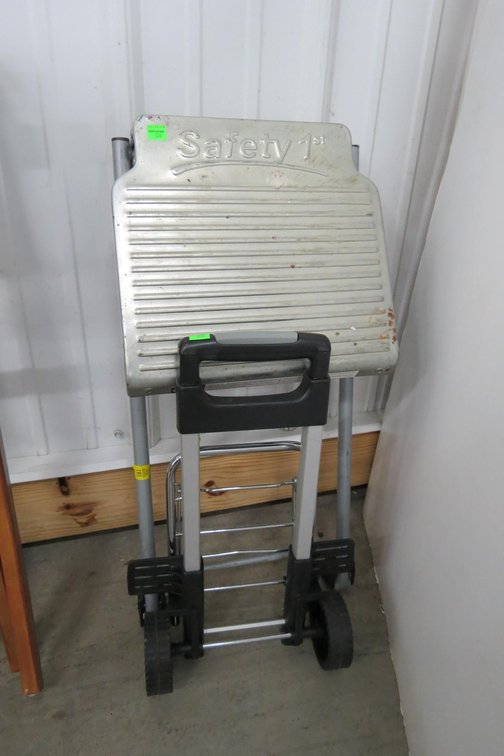 Folding Luggage Cart and Stool