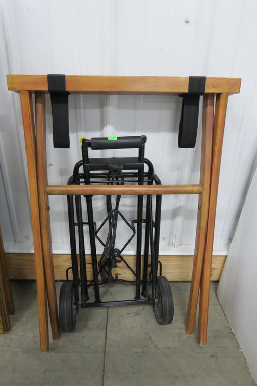 Folding Luggage Cart and Luggage Stand