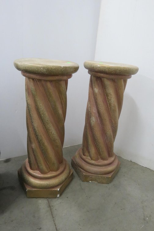 Two Ceramic Plant Stands