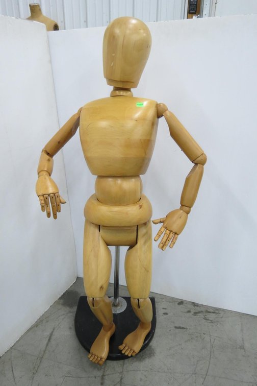 Wood Child Mannequin, Adjustable