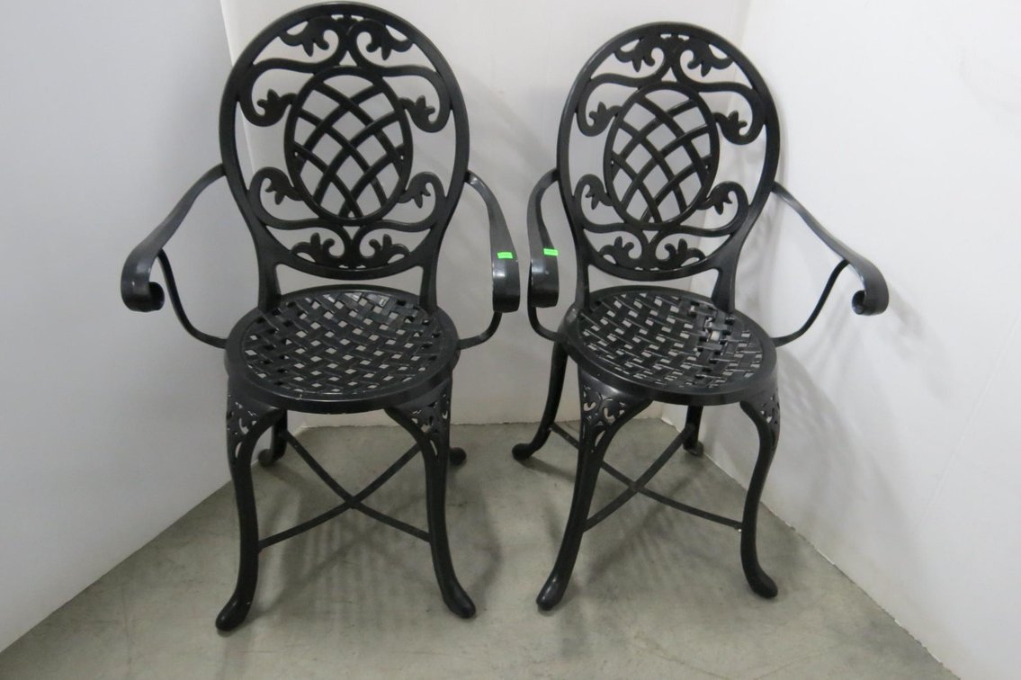 Two Metal Chairs