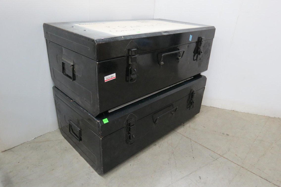 Metal Storage Box With Fabric