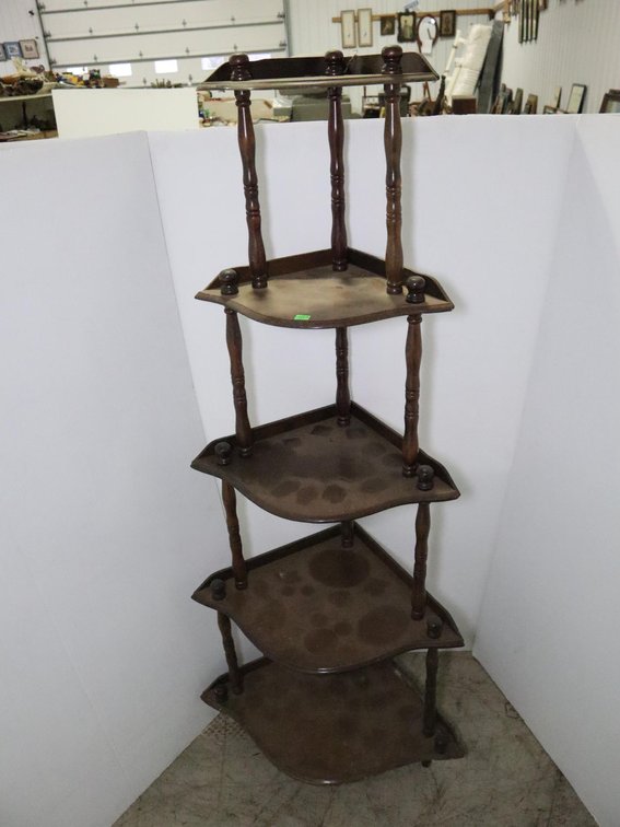 Tiered Corner Shelving