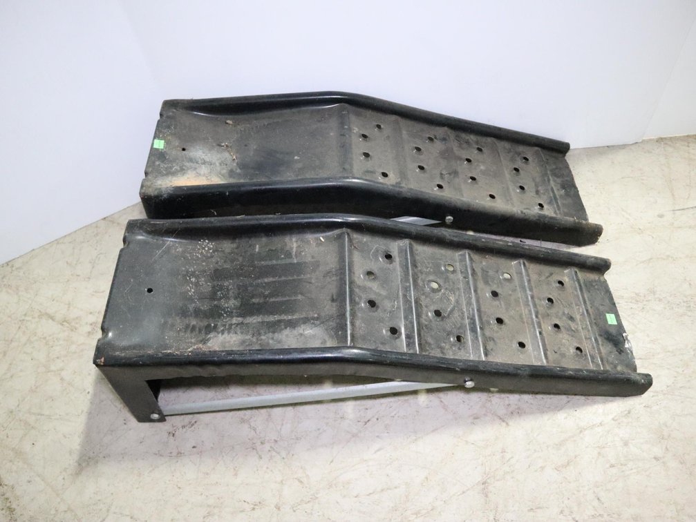Two Metal Car Ramps
