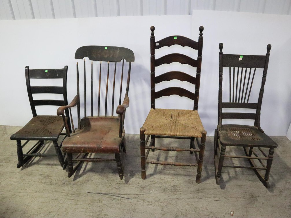 Four Vintage Chairs