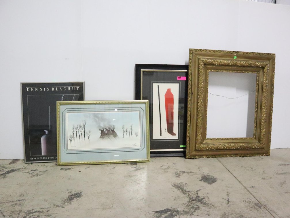 Group of Prints, "A Telegraph Pole" A87/200, "Misty Morning"