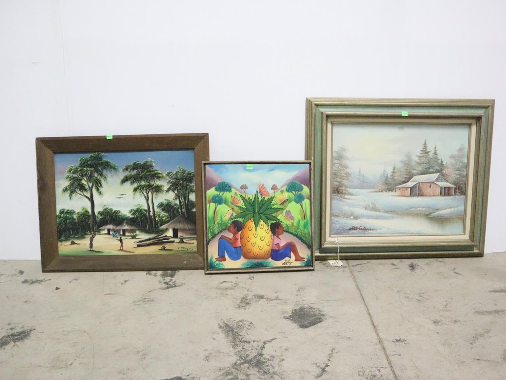 Group of Paintings and Prints