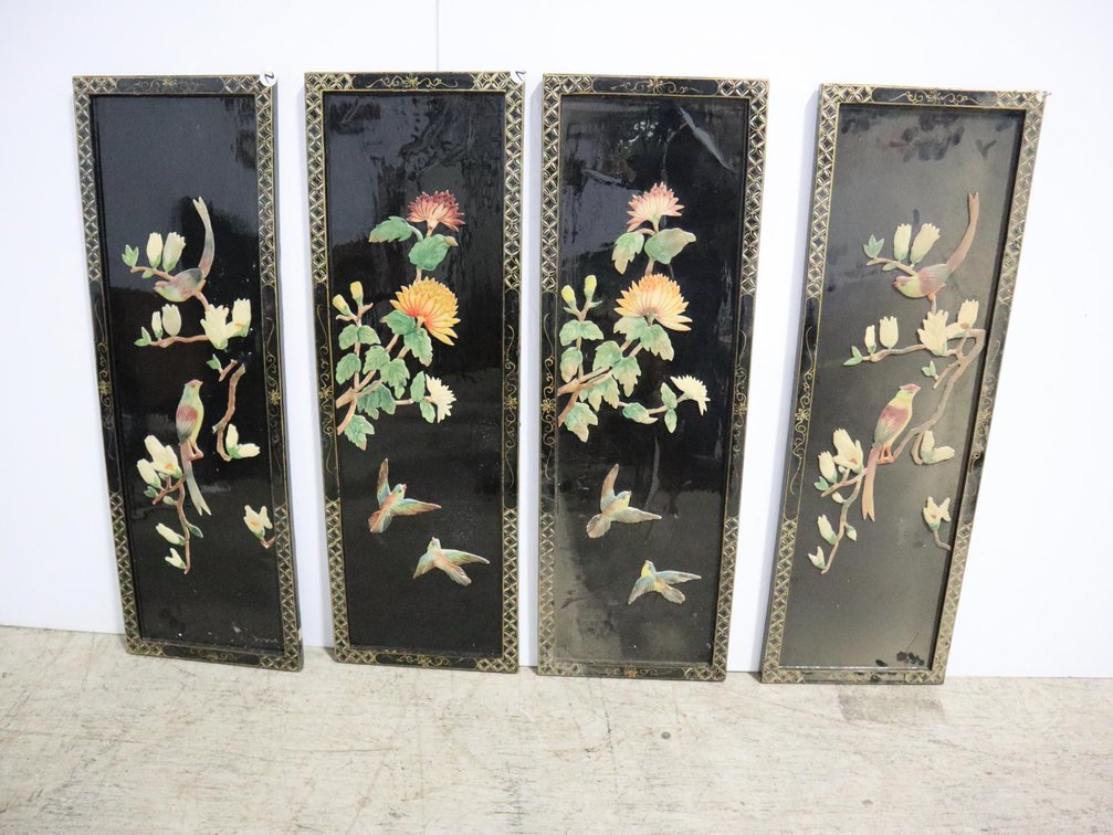 Four Panel Oriental Art