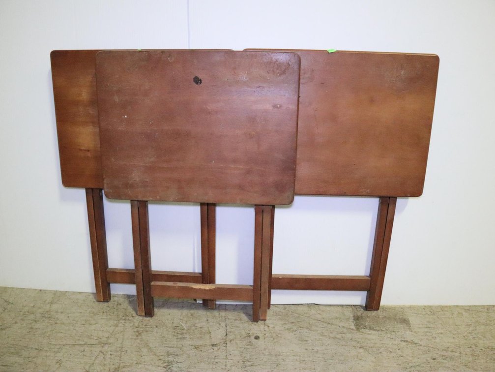 Three Tv Tray Tables