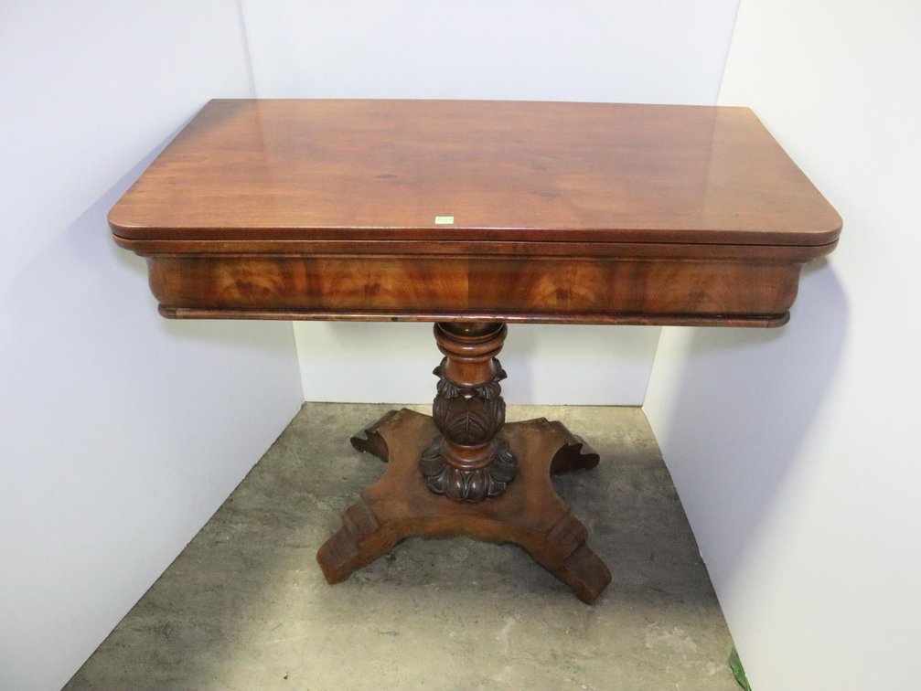 Game Table With Folding Top