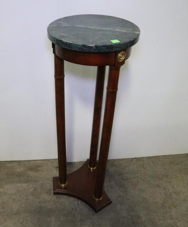 Marble Top Plant Stand