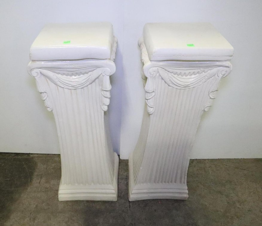 Two Ceramic Plant Stands