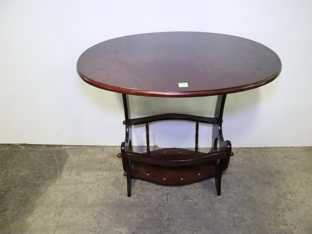 Side Table With Magazine Rack