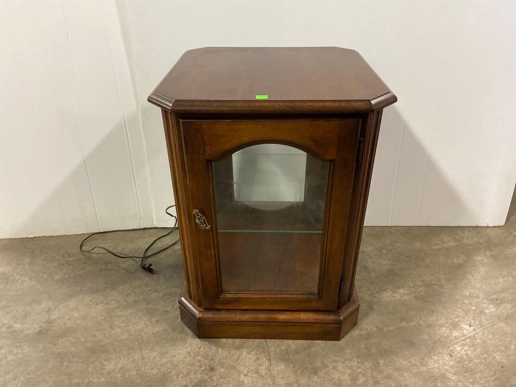 Side Table/Curio Cabinet