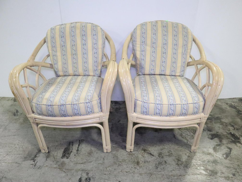 Two Rattan Chairs