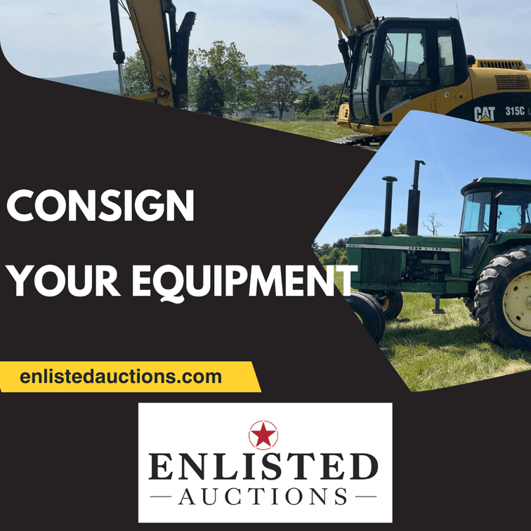 Consign Your Equipment and Vehicles 