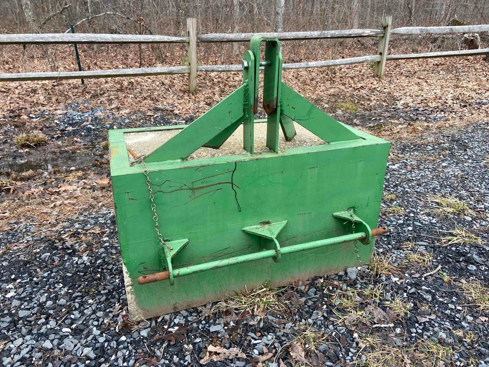 3 Point Hitch Tractor Weight Box