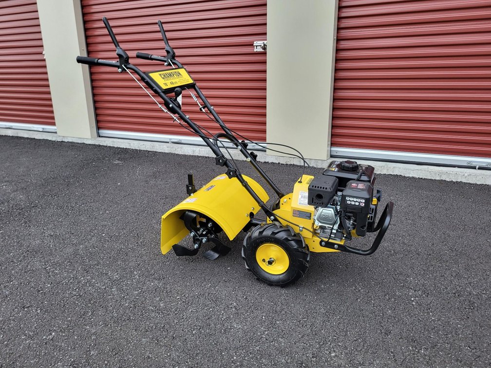 Champion 19" Rear Tine 212cc Garden Tiller - Like New