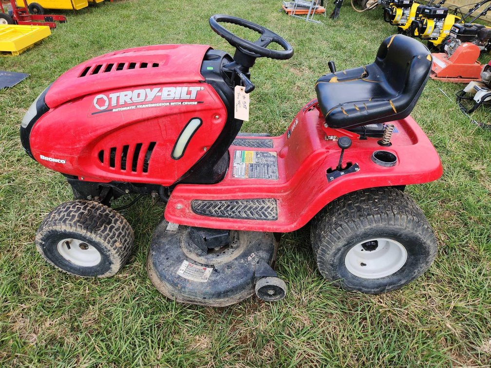 Troy-Bilt bronco riding mower with 42-in deck