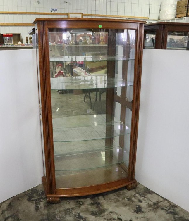 Illuminated Curio Cabinet By Pulaski