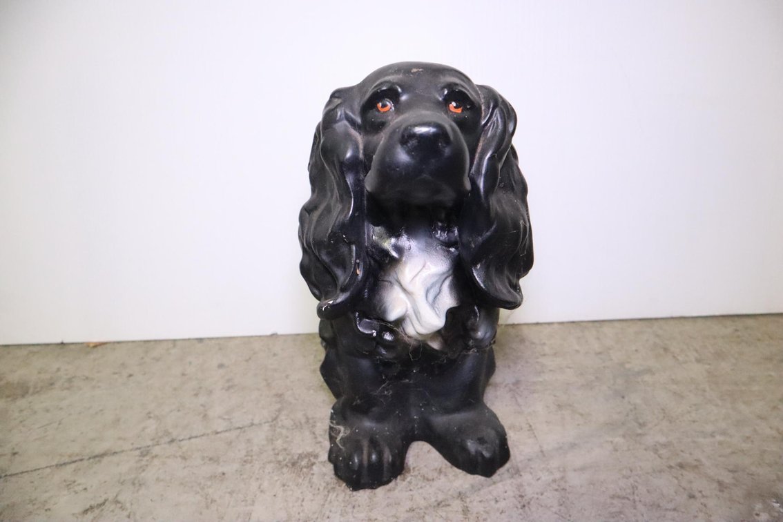 Ceramic Dog Statue