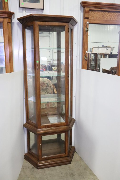 Illuminated Curio Cabinet