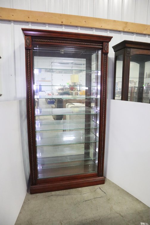 Illuminated Curio Cabinet