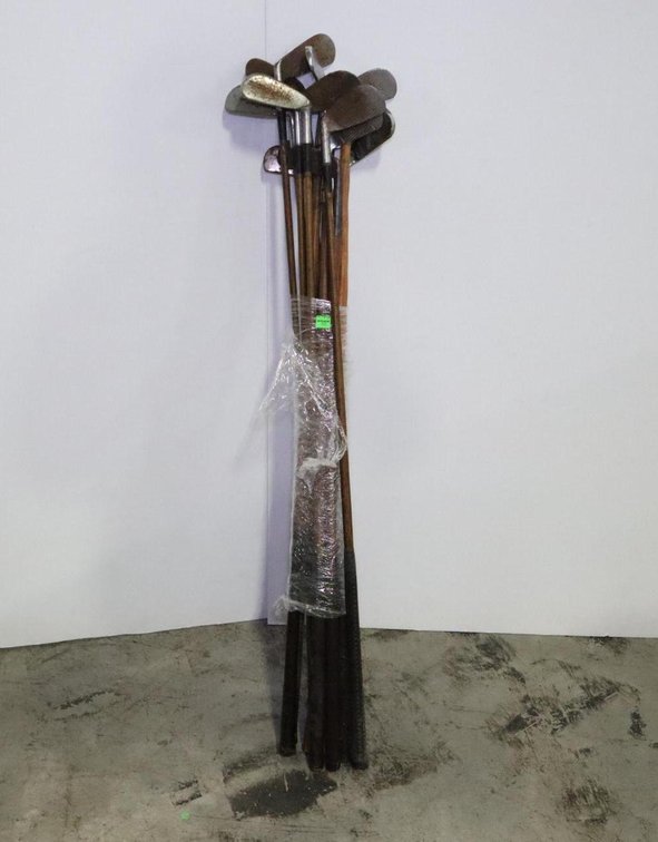 Vintage Golf Clubs, Wood Handles