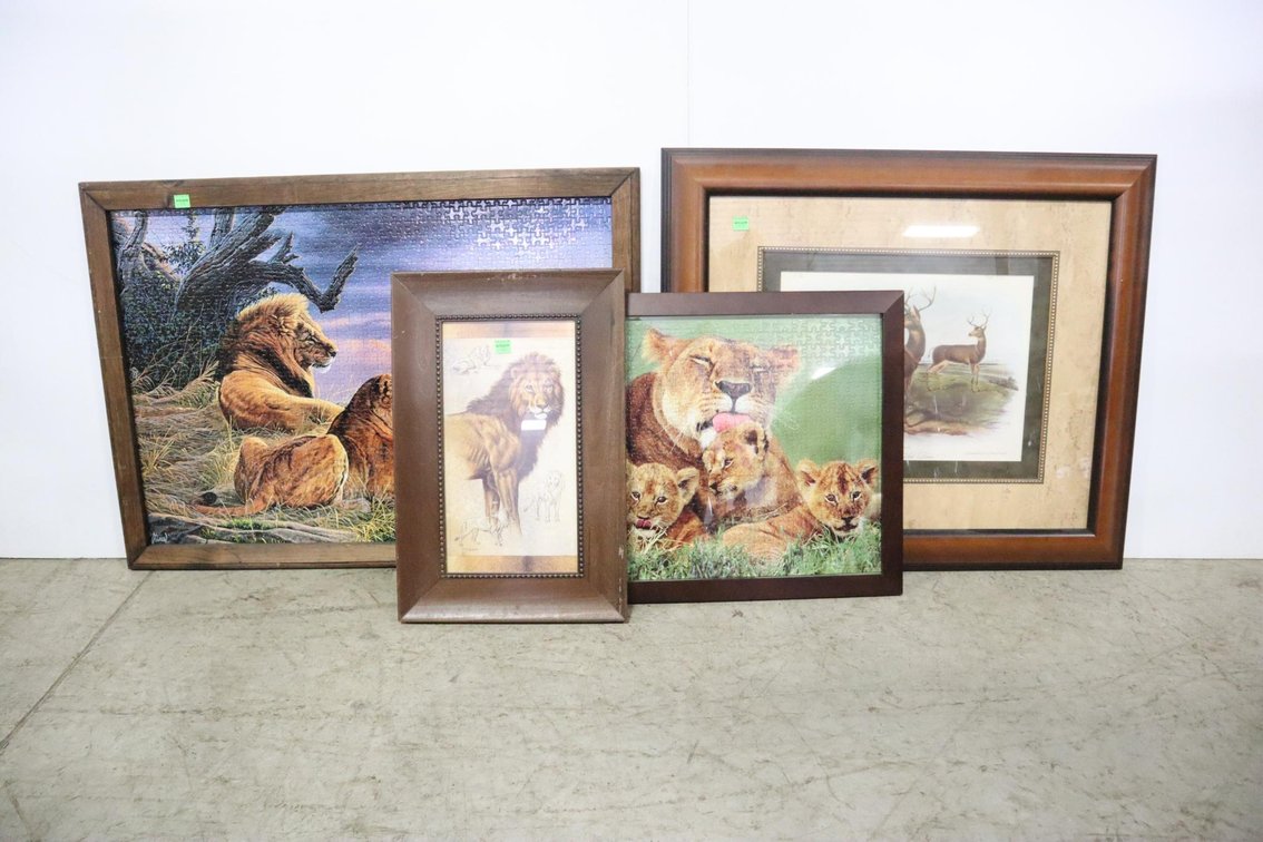 Lion Framed Puzzles, Prints