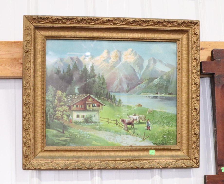 Framed Print of Farm By The Water