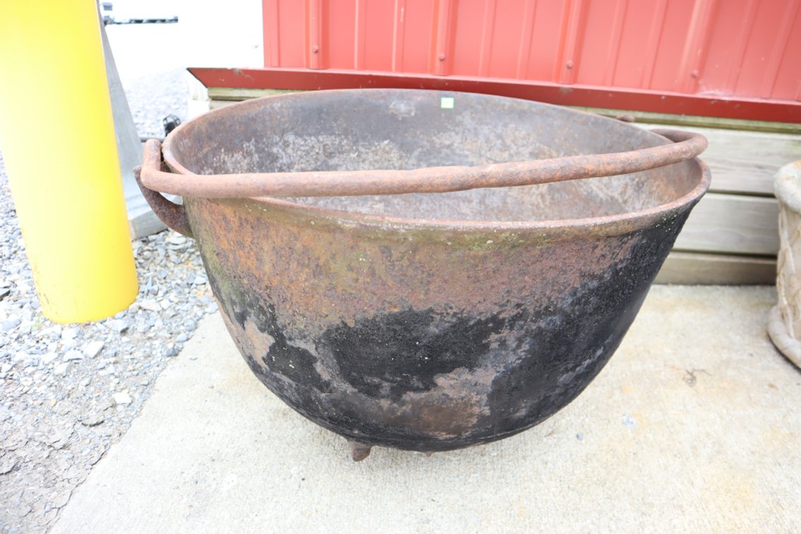 Large Cast Iron Kettle With Handle